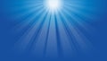 Sun and rays of light, sunshine and sun background Royalty Free Stock Photo