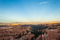 Sun rays over Bryce Canyon Royalty Free Stock Photo