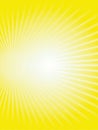Sun rays Retro vintage style on yellow background, Sunburst Pattern Background. Royalty Free Stock Photo