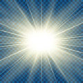 Sun rays. Starburst bright effect, isolated on transparent background. Gold light star flash. Abstract shine beams Royalty Free Stock Photo