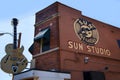 Sun Record Studio opened by rock-and-roll pioneer Sam Phillips in Memphis Tennessee USA Royalty Free Stock Photo