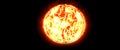 The sun the red giant . the main source of energy on Earth Royalty Free Stock Photo