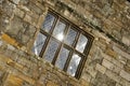 Sun reflected in Battle Abbey leaded window