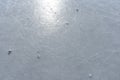 Sun reflecting in the surface of an ice rink Royalty Free Stock Photo