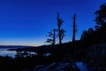 Sun rise landscape around the Emerald Bay of Lake Tahoe