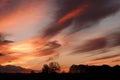 Sun rise over the Lincolnshire wolds.