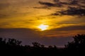 Sun Rise over the Mediterrean Sea