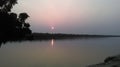 Sun rise on the Sundarban Forest Island