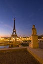 Sunrise on the Eiffel Tower