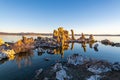 Sunrise from the South Tufa Area in Mono Lake. Royalty Free Stock Photo