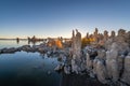 Sunrise from the South Tufa Area in Mono Lake. Royalty Free Stock Photo