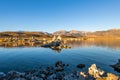 Sunrise from the South Tufa Area in Mono Lake. Royalty Free Stock Photo