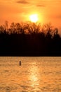 Sun Rising At Island Lake Conservation Area Royalty Free Stock Photo