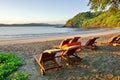 Sun rising over the Playa Blanca beach in Papagayo, Costa Rica