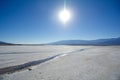 Sun and Salt Valley Royalty Free Stock Photo