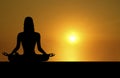 Sun Salutation 2 Royalty Free Stock Photo