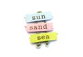 Sun, Sand, & Sea Royalty Free Stock Photo