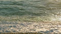 Sun And Sea. Glittering Of Day Sunlight Reflects On Sea Surface. Water Surface At Deep Ocean. Slow motion. Royalty Free Stock Photo