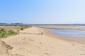 A small deserted beach at Wells-next-the-Sea, Norfolk Royalty Free Stock Photo