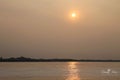 Sun set at Padma river