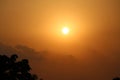 Sun Set View From Bastar Hat -Chhattisgarh India Royalty Free Stock Photo