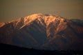 The Sun Sets on Mount Baldy Royalty Free Stock Photo