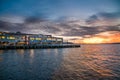 Golden Sunset at Waterfront Pier-3