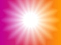 Sun shining in the sky sunset vector abstract summer Royalty Free Stock Photo
