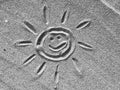 Sun Sign In Sand
