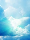 Sun sky clouds Royalty Free Stock Photo