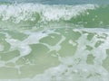 sky surf waves beach ocean Royalty Free Stock Photo