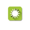 Sun Solar Energy Eco Organic Environment Clean Care Icon Royalty Free Stock Photo