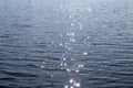 Sun sparkling on water surface Royalty Free Stock Photo