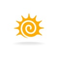 Sun spiral logo