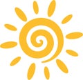 Sun with spiral