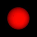 Sun spots scope view