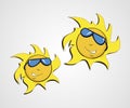 Sun logo vector design