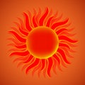 Sun. Sun Icon. Sunlight symbol
