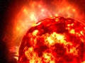 The sun, supernova Royalty Free Stock Photo
