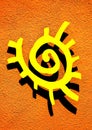 Sun symbol Royalty Free Stock Photo