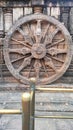 One of the wheel from the Konark Sun Temple, Odisha Royalty Free Stock Photo