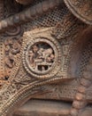 Stone Work at Konark Temple-30 Royalty Free Stock Photo