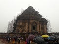 Sun temple konark architecture in odisha Royalty Free Stock Photo