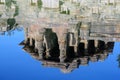 Sun temple's reflection in water