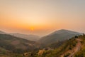 Sunset on the mountain.2 Royalty Free Stock Photo