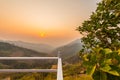 Sunset on the mountain.3 Royalty Free Stock Photo