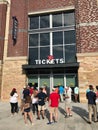 Sun Trust Park Ticket office on a game day.