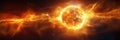 The Sun undergoing Massive Solar Flares