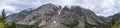 Sun Valley, Badger Canyon in Sawtooth Mountains National Forest Landscape panorama views from Trail Creek Road in Idaho.