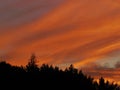 Sun Valley California Pink Orange Sunset